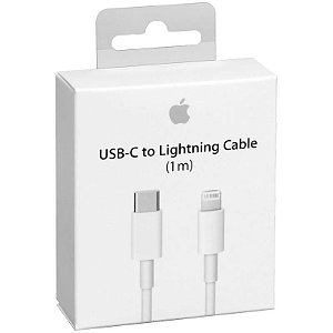 Apple Cabo USB-C Lightning de 1M para Iphone 7, 8, X, 11, 12, 13, 14, 14 PLUS, 14 PRO e iPhone 14 Pro Max