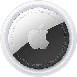 Apple AirTag GPS Localizador Anti-perda de Rastreamento Multiuso encontre suas Chaves, Carteira ou Coleira do Pet