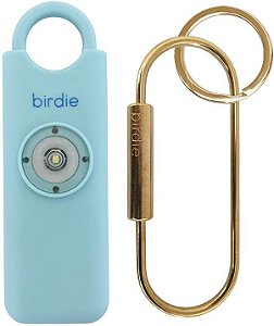 She's Birdie - Alarme Pessoal de segurança de Mulher pra Mulher - Ela é Birdie Sirene 130dB , Luz e Chaveiro