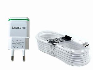 Carregador Samsung Led Turbo Quick Fast Charging para linha Galaxy