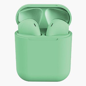 Fone de Ouvido Wireless inPods 12 TWS Bluetooth 5.0 para Iphone e Android - Verde