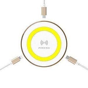 Carregador por Indução (Sem Fio) Pineng PN-669 Fast Charge Wireless