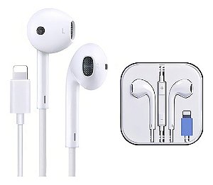 Fone De Ouvido Earpods Iphone 7 8 E X Ligtning Via Bluetooth