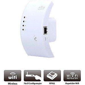 Repetidor Roteador Expansor de Sinal Wireless Wi-Fi 300mbps
