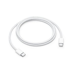 Apple Cabo para Recarga do iPhone 15, iPhone 16, 16 Plus, 16 Pro e 16 Pro Max Até 60W com Conector USB-C - Design Trançado