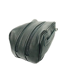 Necessarie Masculina em Couro Cor:Preto