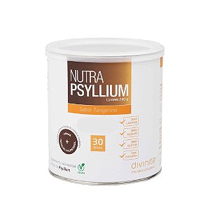 NutraPsyllium Sabor Tangerina - Lata 320gr - 30 doses