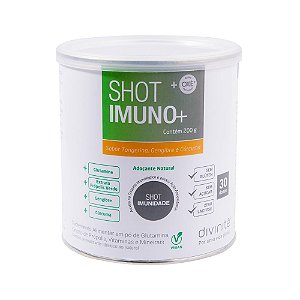 Shot Imuno+ Sabor Tangerina, Gengibre e Curcuma