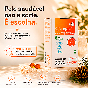 Solarie + Pinus Pinaster - Antioxidantes para Pele - 60 caps