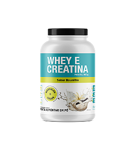 WHEY E CREATINA SABOR BAUNILHA - 960gr