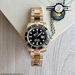 ROLEX SUBMARINER GOLD ETA 3135 JK28220