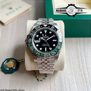 ROLEX GMT MASTER II SPRITE JUBILEU ETA 3186e J68190