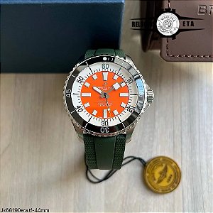 BREITLING SUPEROCEAN ETA KELLY SLATER LARANJA VERDE