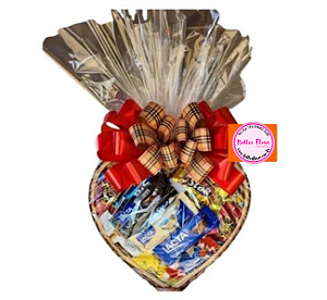 Bello Coração Com Chocolates