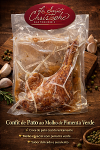 COXA DE PATO AO MOLHO DE PIMENTA VERDE (CONGELADO) - 250g ⭐