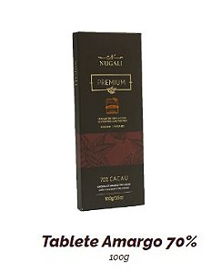 Tablete Nugali chocolate Amargo 70% - 100g