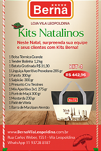 KIT 4 NATAL BERNA