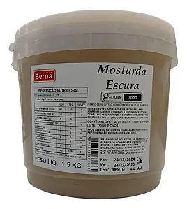 MOSTARDA ESCURA - 1,5 KG ⭐