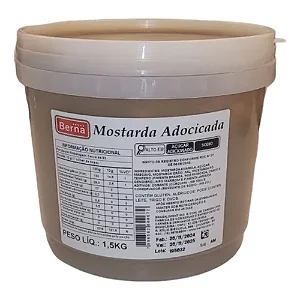 MOSTARDA ADOCICADA 1,5KG ⭐