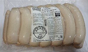 SALSICHÃO KALBSBRATWURST( CARNE DE VITELA - +/- 15 UNIDADES) - 2.070KG ⭐