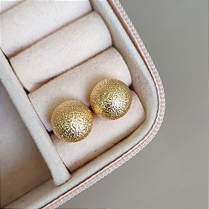 Brinco Esfera Fosca - Ouro G