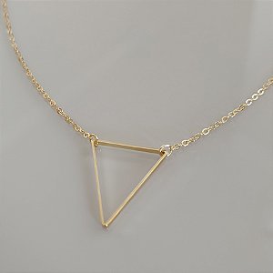 Colar Triângulo - Ouro