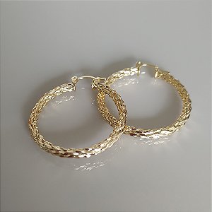 Argola Tubo Trançada