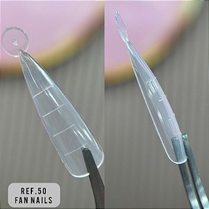 MOLDE F1 ALMOND FAN NAILS 120UNID