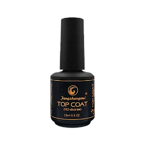 Top coat Fengs 15ml (Pretinho do Poder)
