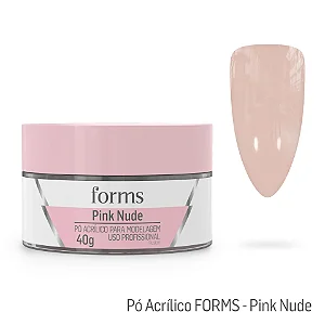 Pó Acrílico Para Modelagem Pink Nude - Forms