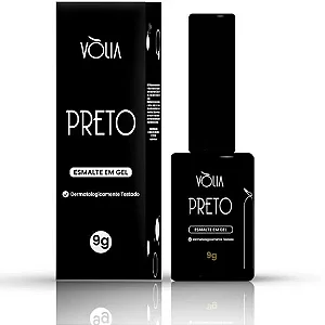 Esmalte em Gel Preto 9g Vólia