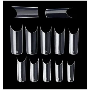 TIPS CURVATURA C TRANSPARENTE C/ 500UNIDADES