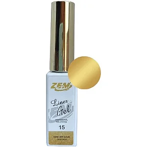 Fine Line Dourado Zem Número 15