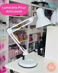 Luminária Pixar Articulada Abajur Garra E Base S/ Lâmpada