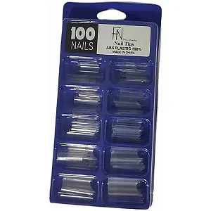 TIPS CURVATURA C BAILARINA TRANSP FAN NAILS C/ 500UNID