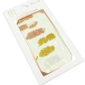 Cartela Caviar Mix Dourado/Bronze/Prata