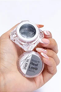 Spider em Gel 10ml Prata Fan Nails