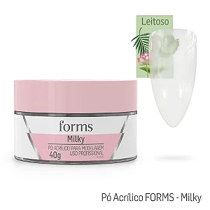Pó Acrílico Para Modelagem Milky - Forms