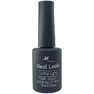 TOP COAT REAL LOVE COM GLITER 12ML