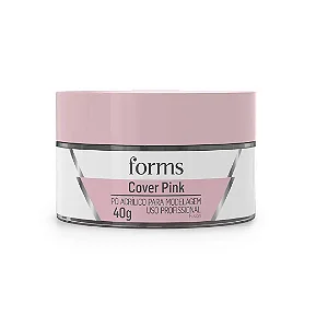 Pó Acrílico Cover Pink 40g Forms