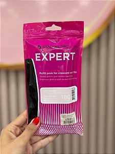 LIXA REFIL ADESIVO BUMERANGUE GRÃO 180 STALEKS / 30UNID