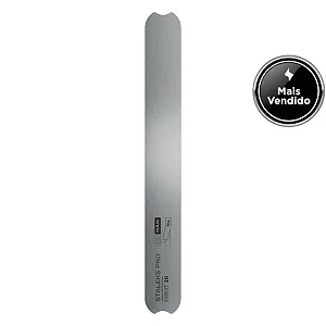 BASE EM INOX PARA LIXA REFIL - MBE-20 | RETA LONGA | SÉRIE EXPERT