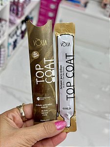 Sachê Top Coat Gold 9g Vólia