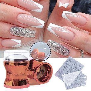 Carimbo de Transferência de Silicone p/ Unhas