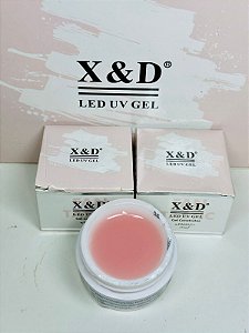 Gel Construtor light Pink X&D Fan&Co 56g c/ ANVISA