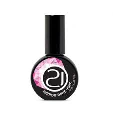 Top coat Mirror Shine Pink 12ml Nails 21