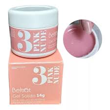 Gel Sólido para Molde F1 Nº3 Pink Nude 14g Beltrat