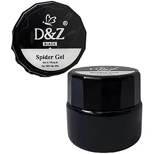 Spider em Gel 10ml Preto D&Z