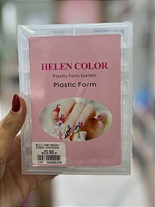 Molde F1 Formato Mandorla Alongada + Adesivo Reversa 120Unidades Helen Color