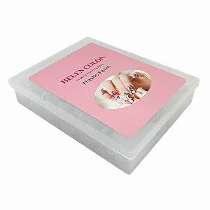 Molde F1 Formato Mandorla Alongada + Adesivo Reversa 120Unidades Helen Color